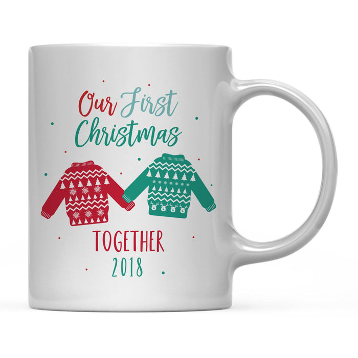 Andaz Press 11oz Family Fair Isle Ugly Sweater Coffee Mug-Set of 1-Andaz Press-Mommy Daddy-