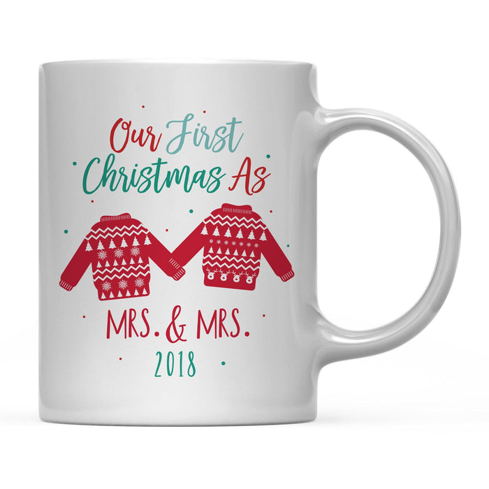 Andaz Press 11oz Family Fair Isle Ugly Sweater Coffee Mug-Set of 1-Andaz Press-Mommy Daddy-