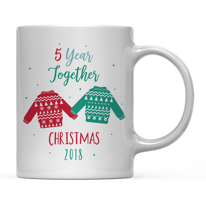 Andaz Press 11oz Family Fair Isle Ugly Sweater Coffee Mug-Set of 1-Andaz Press-Mommy Daddy-