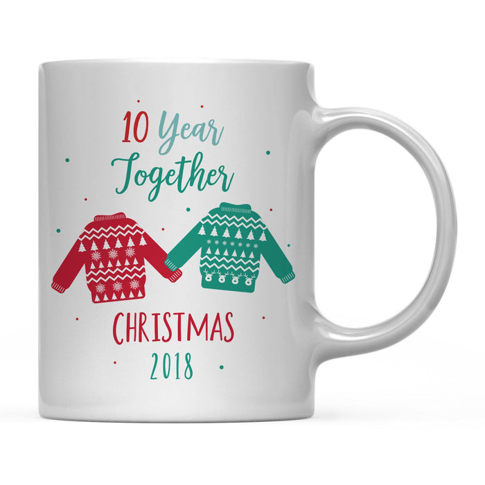 Andaz Press 11oz Family Fair Isle Ugly Sweater Coffee Mug-Set of 1-Andaz Press-Mommy Daddy-