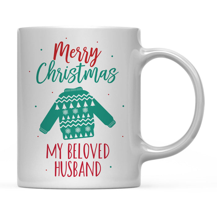 Andaz Press 11oz Family Fair Isle Ugly Sweater Coffee Mug-Set of 1-Andaz Press-Mommy Daddy-