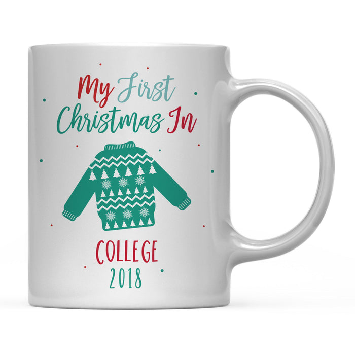 Andaz Press 11oz Family Fair Isle Ugly Sweater Coffee Mug-Set of 1-Andaz Press-Mommy Daddy-