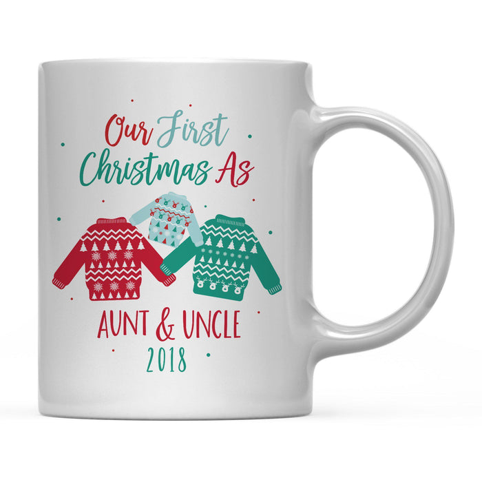 Andaz Press 11oz Family Fair Isle Ugly Sweater Coffee Mug-Set of 1-Andaz Press-Aunt Uncle-
