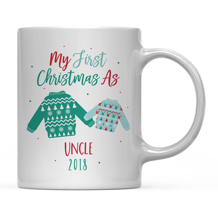 Andaz Press 11oz Family Fair Isle Ugly Sweater Coffee Mug-Set of 1-Andaz Press-Uncle-