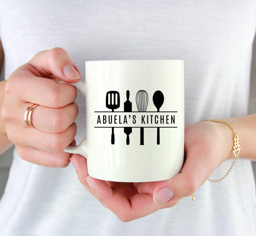 Andaz Press 11oz Family Kitchen with Utensil Graphics Coffee Mug-Set of 1-Andaz Press-Abuela-