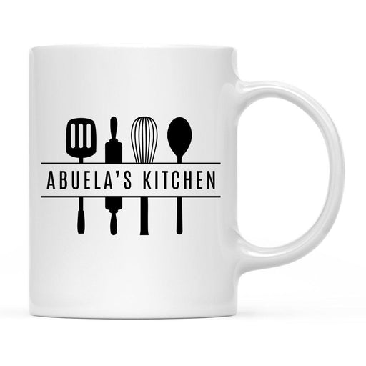 Andaz Press 11oz Family Kitchen with Utensil Graphics Coffee Mug-Set of 1-Andaz Press-Abuela-