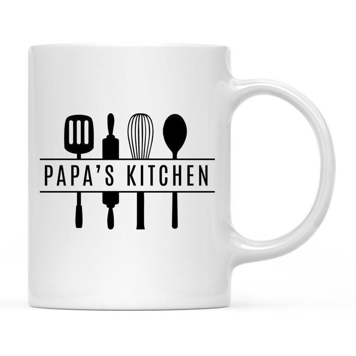 Andaz Press 11oz Family Kitchen with Utensil Graphics Coffee Mug-Set of 1-Andaz Press-Papa-