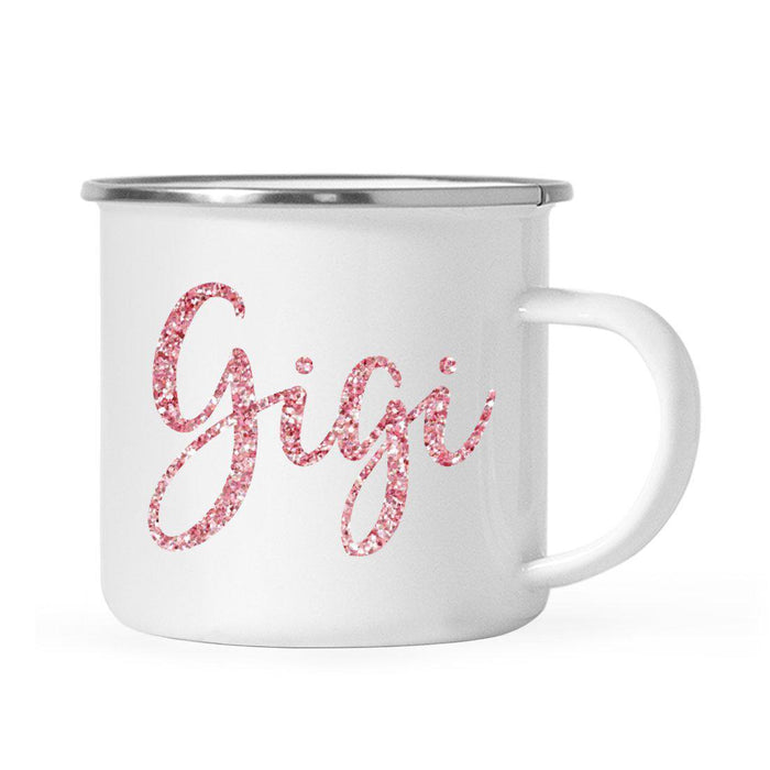 Andaz Press 11oz Faux Pink Glitter Girly Campfire Coffee Mug-Set of 1-Andaz Press-Aunt-