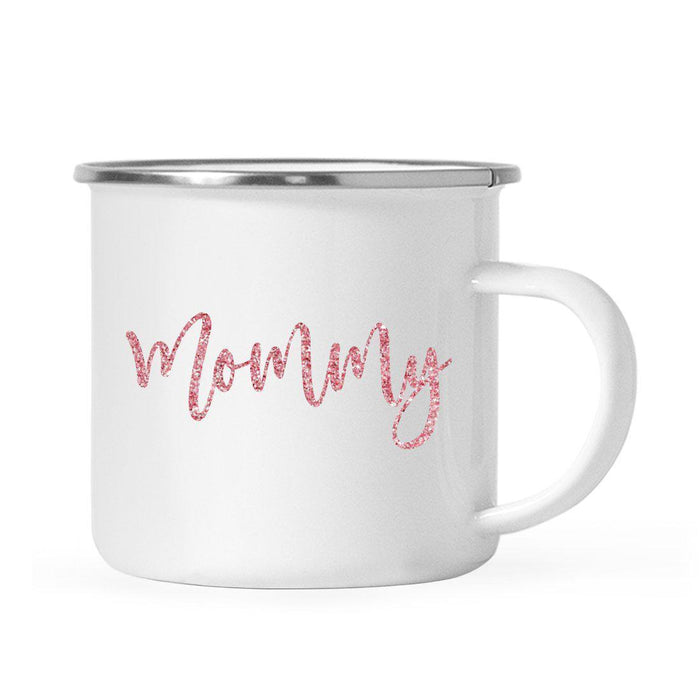 Andaz Press 11oz Faux Pink Glitter Girly Campfire Coffee Mug-Set of 1-Andaz Press-Aunt-