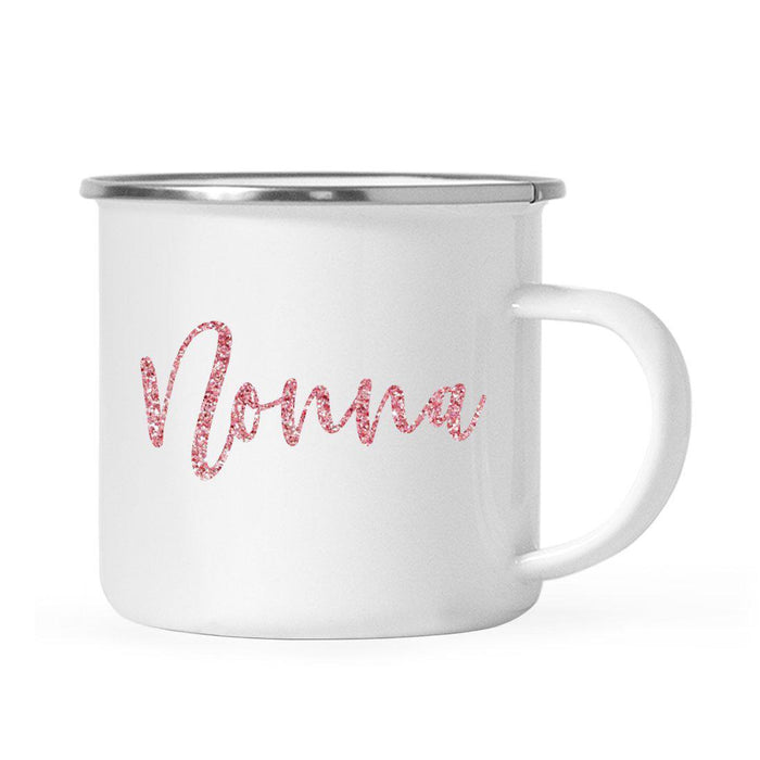 Andaz Press 11oz Faux Pink Glitter Girly Campfire Coffee Mug-Set of 1-Andaz Press-Aunt-