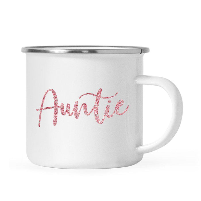 Andaz Press 11oz Faux Pink Glitter Girly Campfire Coffee Mug-Set of 1-Andaz Press-Auntie-