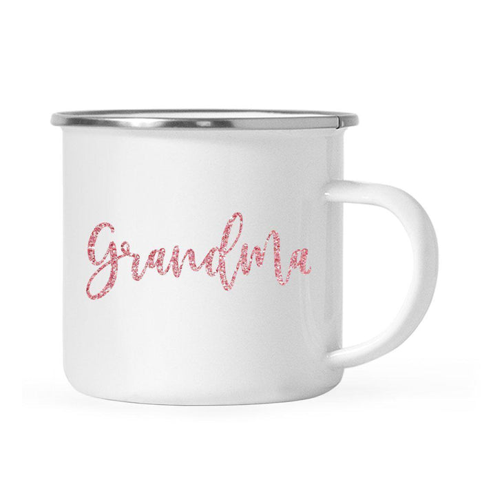 Andaz Press 11oz Faux Pink Glitter Girly Campfire Coffee Mug-Set of 1-Andaz Press-Grandma-