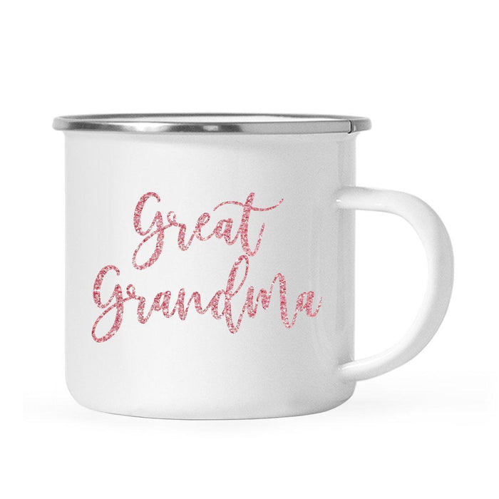 Andaz Press 11oz Faux Pink Glitter Girly Campfire Coffee Mug-Set of 1-Andaz Press-Great Grandma-