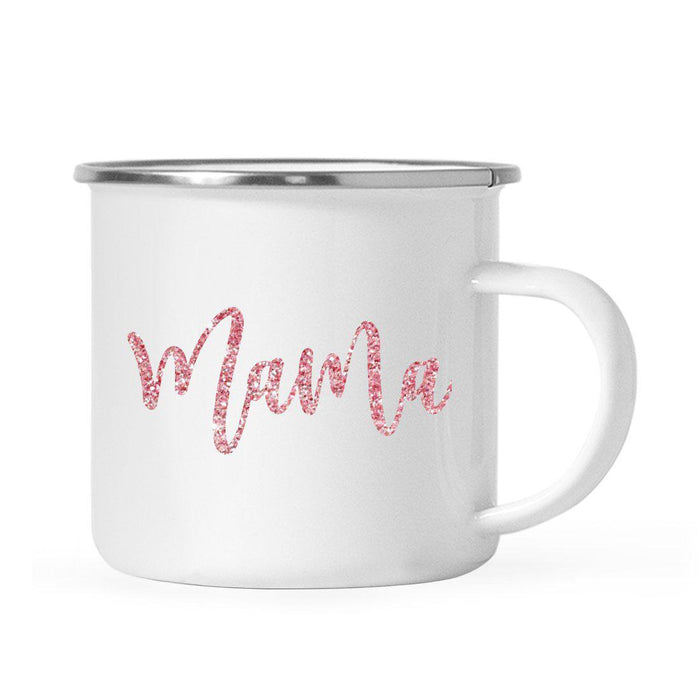 Andaz Press 11oz Faux Pink Glitter Girly Campfire Coffee Mug-Set of 1-Andaz Press-Mama-