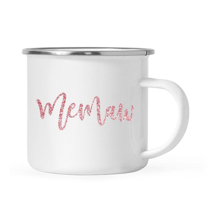 Andaz Press 11oz Faux Pink Glitter Girly Campfire Coffee Mug-Set of 1-Andaz Press-Memaw-