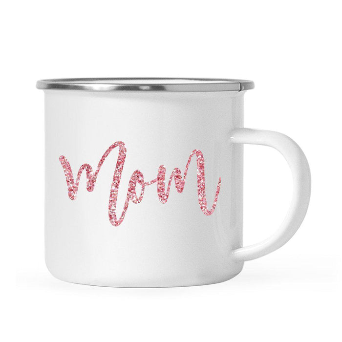 Andaz Press 11oz Faux Pink Glitter Girly Campfire Coffee Mug-Set of 1-Andaz Press-Mom-