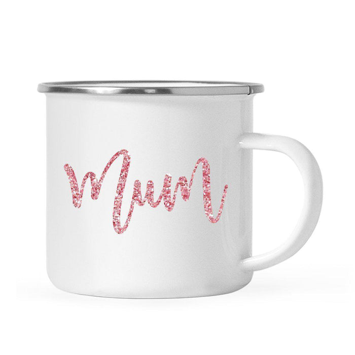 Andaz Press 11oz Faux Pink Glitter Girly Campfire Coffee Mug-Set of 1-Andaz Press-Mum-