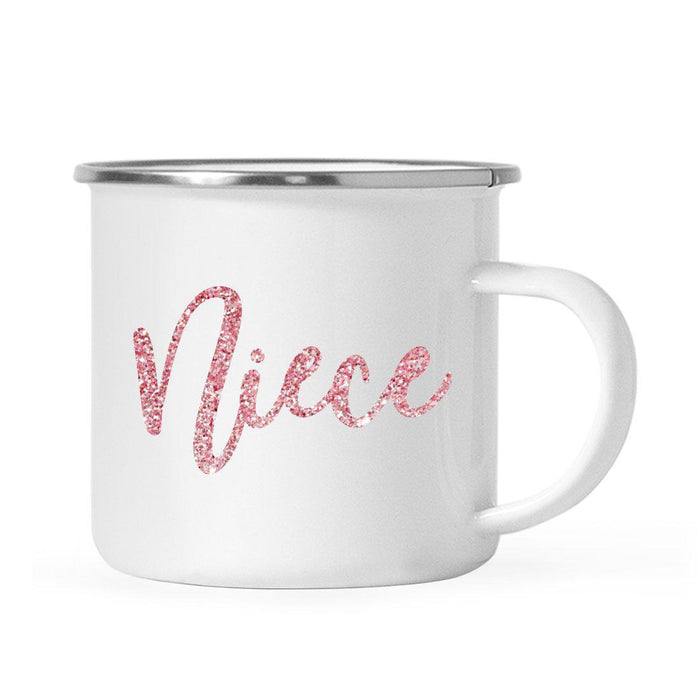 Andaz Press 11oz Faux Pink Glitter Girly Campfire Coffee Mug-Set of 1-Andaz Press-Niece-