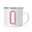 Andaz Press 11oz Faux Pink Glitter Monogram Campfire Coffee Mug-Set of 1-Andaz Press-Q-