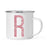 Andaz Press 11oz Faux Pink Glitter Monogram Campfire Coffee Mug-Set of 1-Andaz Press-R-
