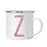 Andaz Press 11oz Faux Pink Glitter Monogram Campfire Coffee Mug-Set of 1-Andaz Press-Z-