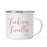 Andaz Press 11oz Faux Pink Glitter Wedding Campfire Coffee Mug-Set of 1-Andaz Press-Fucking-