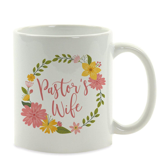 Andaz Press 11oz Floral Wreath Important Female Coffee Mug-Set of 1-Andaz Press-Aunt-