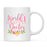 Andaz Press 11oz Floral Wreath World's Okayest Floral Coffee Mug-Set of 1-Andaz Press-Doctor-