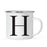 Andaz Press 11oz Formal Black Monogram Campfire Coffee Mug-Set of 1-Andaz Press-A-