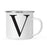 Andaz Press 11oz Formal Black Monogram Campfire Coffee Mug-Set of 1-Andaz Press-A-
