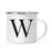 Andaz Press 11oz Formal Black Monogram Campfire Coffee Mug-Set of 1-Andaz Press-A-