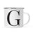 Andaz Press 11oz Formal Black Monogram Campfire Coffee Mug-Set of 1-Andaz Press-A-