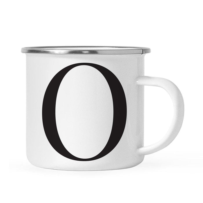 Andaz Press 11oz Formal Black Monogram Campfire Coffee Mug-Set of 1-Andaz Press-O-