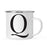 Andaz Press 11oz Formal Black Monogram Campfire Coffee Mug-Set of 1-Andaz Press-Q-