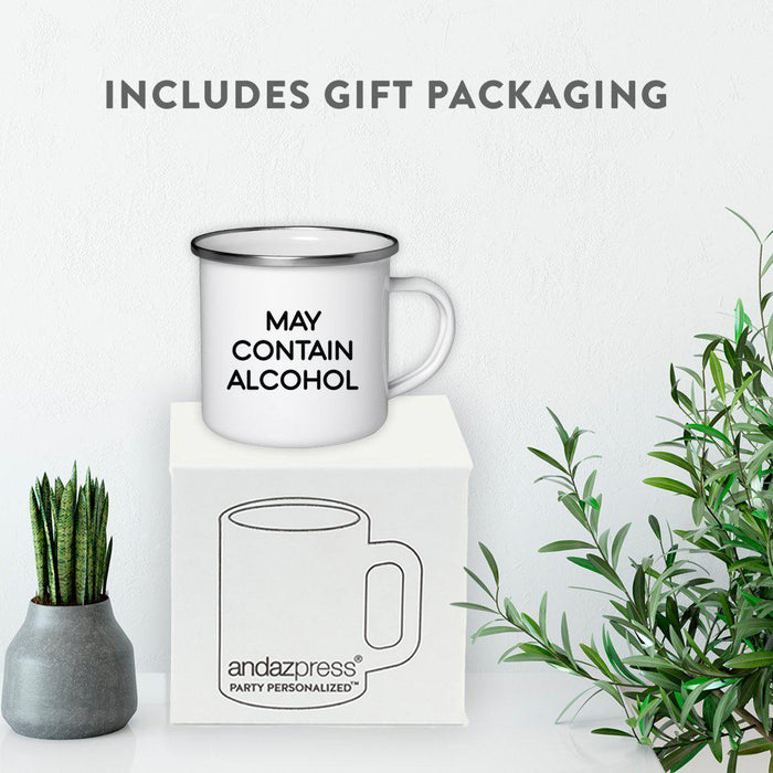 Andaz Press 11oz Funny Alcohol Campfire Coffee Mug-Set of 1-Andaz Press-May Contain Alcohol-