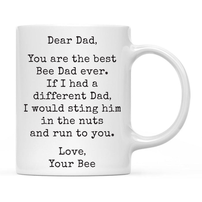 Andaz Press 11oz Funny Pet Dad Coffee Mug-Set of 1-Andaz Press-Bee-