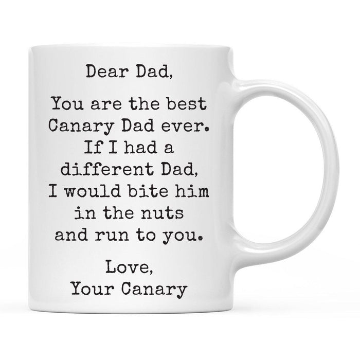 Andaz Press 11oz Funny Pet Dad Coffee Mug-Set of 1-Andaz Press-Canary-
