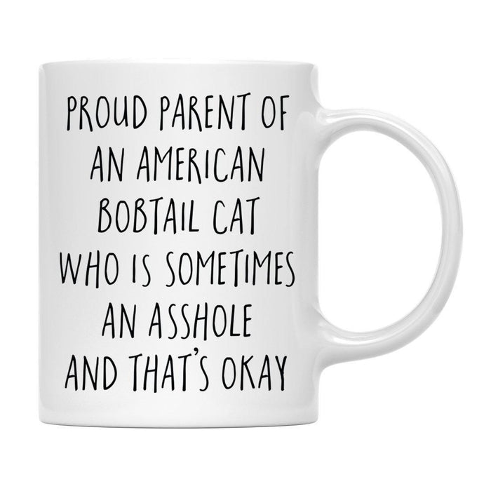 Andaz Press 11oz Funny Proud Pet Parent Coffee Mug-Set of 1-Andaz Press-American Bobtail Cat-