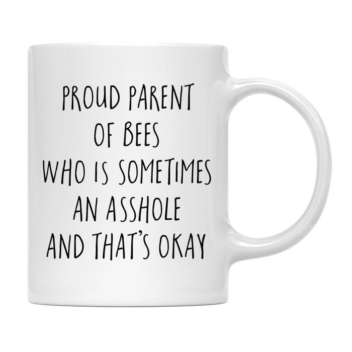 Andaz Press 11oz Funny Proud Pet Parent Coffee Mug-Set of 1-Andaz Press-Bees-