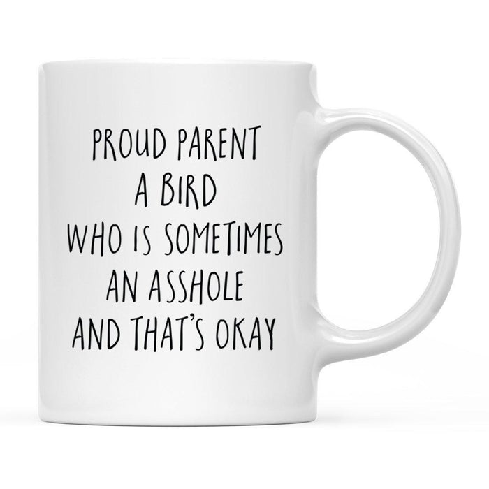 Andaz Press 11oz Funny Proud Pet Parent Coffee Mug-Set of 1-Andaz Press-Bird-