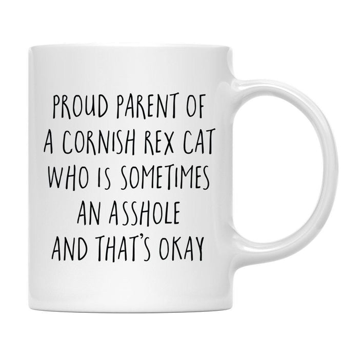 Andaz Press 11oz Funny Proud Pet Parent Coffee Mug-Set of 1-Andaz Press-Cornish Rex Cat-