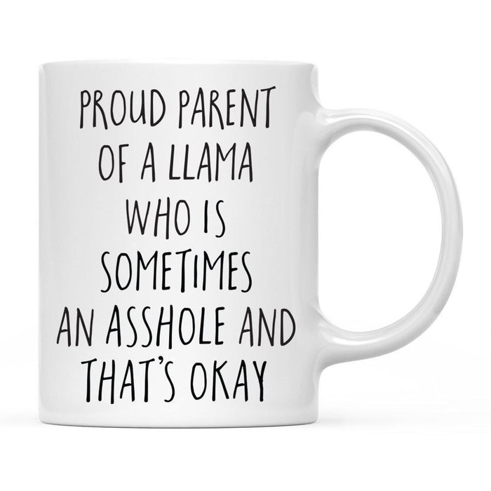 Andaz Press 11oz Funny Proud Pet Parent Coffee Mug-Set of 1-Andaz Press-Llama-