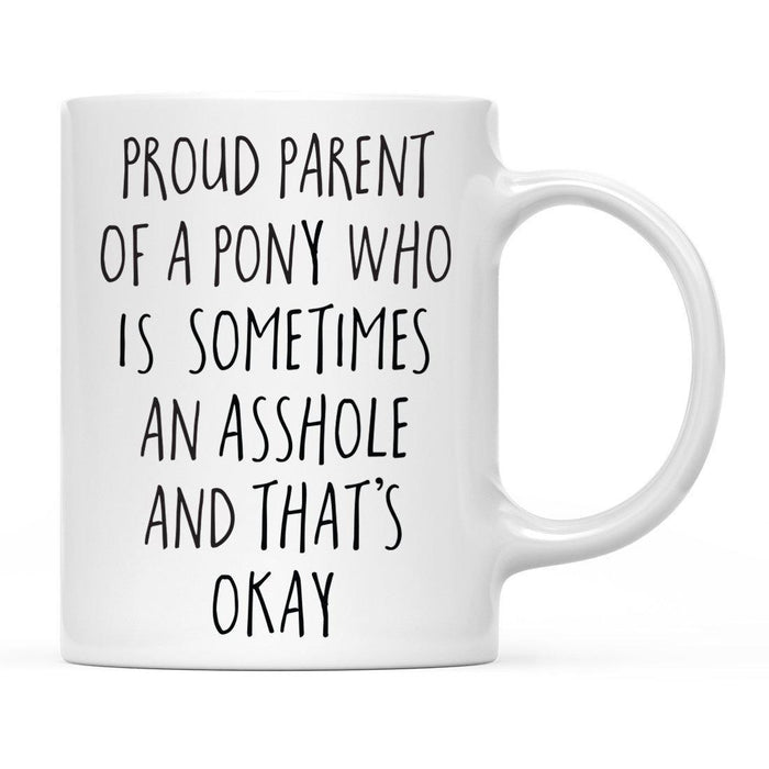 Andaz Press 11oz Funny Proud Pet Parent Coffee Mug-Set of 1-Andaz Press-Pony-