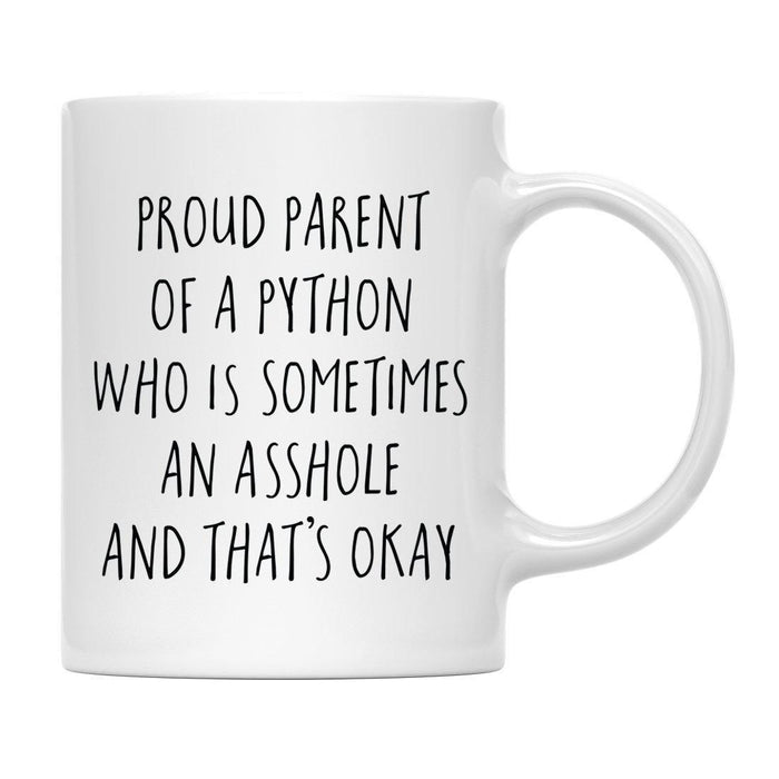 Andaz Press 11oz Funny Proud Pet Parent Coffee Mug-Set of 1-Andaz Press-Python-
