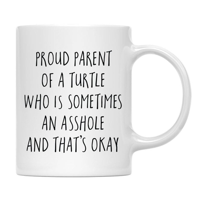 Andaz Press 11oz Funny Proud Pet Parent Coffee Mug-Set of 1-Andaz Press-Turtle-
