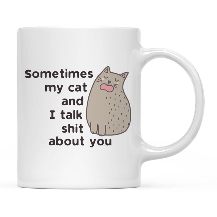 Andaz Press 11oz Funny Rude Cat Graphic Coffee Mug-Set of 1-Andaz Press-Bag of Dicks-