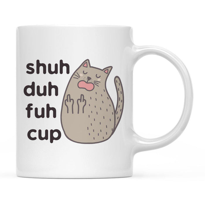 Andaz Press 11oz Funny Rude Cat Graphic Coffee Mug-Set of 1-Andaz Press-Bag of Dicks-
