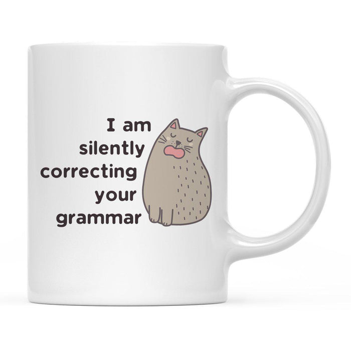 Andaz Press 11oz Funny Rude Cat Graphic Coffee Mug-Set of 1-Andaz Press-Grammar-
