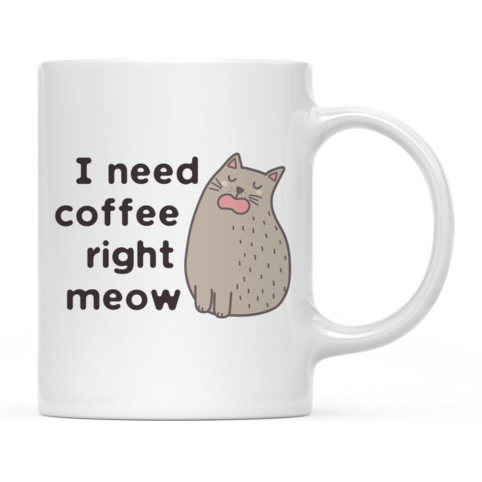 Andaz Press 11oz Funny Rude Cat Graphic Coffee Mug-Set of 1-Andaz Press-Meow-