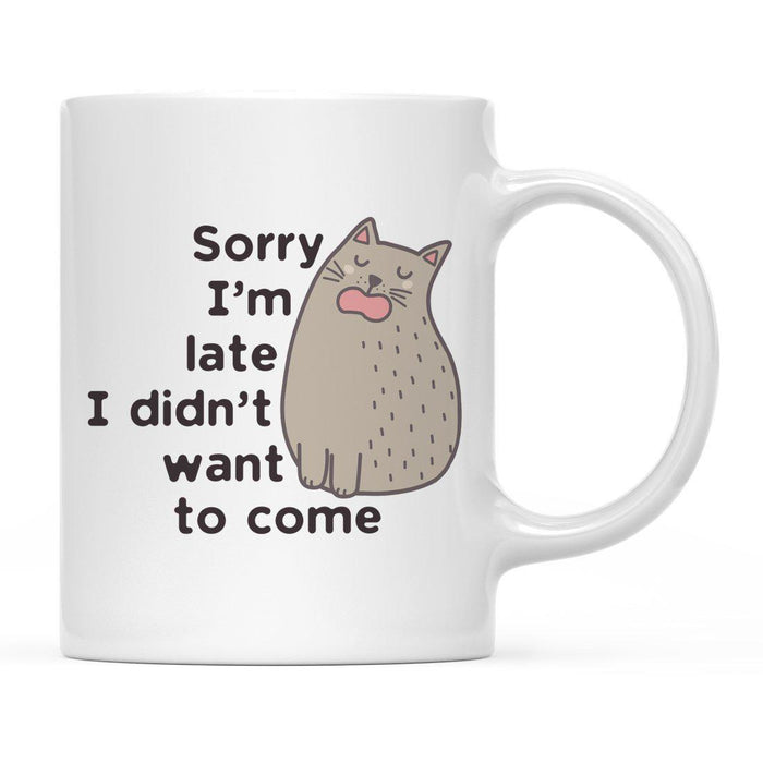 Andaz Press 11oz Funny Rude Cat Graphic Coffee Mug-Set of 1-Andaz Press-Sorry-